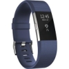 Fitbit - Charge 2 Activity Tracker + Heart Rate (Large) - Blue Silver