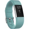 Fitbit - Charge 2 Activity Tracker + Heart Rate (Small) - Teal Silver