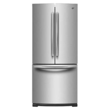 Maytag MFF2055YEM 19.6 cu ft French Door Refrigerator with Strongbox Door Bins