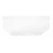 Clear Contoured Polycarbonate w/ Chin Protector