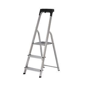Trade 3 Tread Stepladder & Tool Tray - Platform height: 0.58m (1'11")