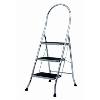 Blue Seal Chrome 3 Step Stepstool - Top tread height: 0.72m (2'4&quot;)