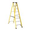 8 Tread Fibreglass Stepladder - Top tread height: 1.88m (6'2&quot;)