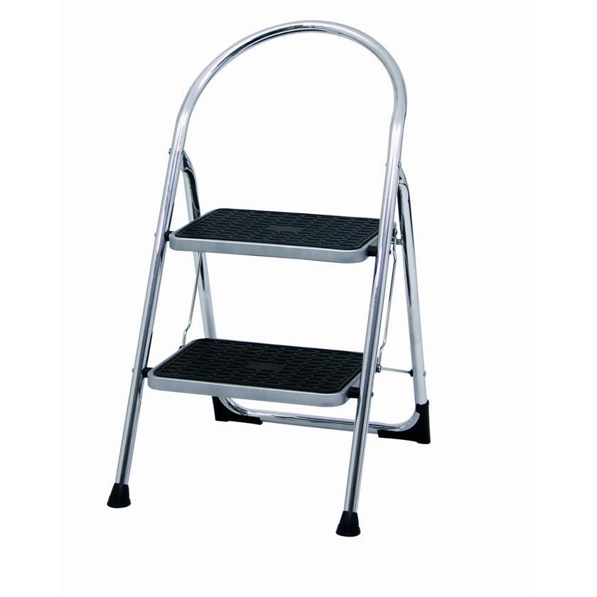 Blue Seal Chrome 2 Step Stepstool - Top tread height: 0.47m (1'6")