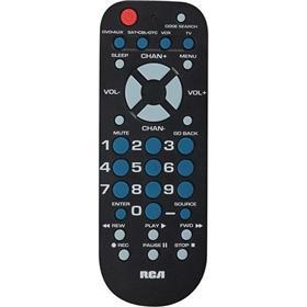 RCA - 4-Device Universal Remote - Black