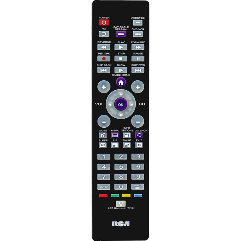 RCA - 4-Device Universal Remote - Black