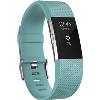 Fitbit - Charge 2 Activity Tracker + Heart Rate (Small) - Teal Silver