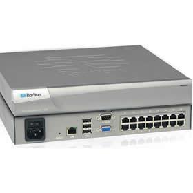 Raritan Dominion LX Series 16-port KVM Switch over IP, 1 remote, 1 local user