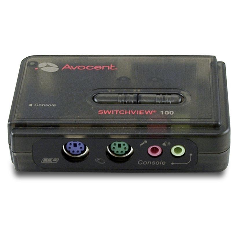 Avocent SwitchView 2-Port PS/2 KVM Switch w/ Cables